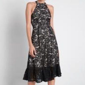 Mod Cloth A Night Like This Halter Dress